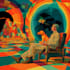 stunning illustration psychedelic, lifestyle, surrealism