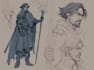 draw fantasy character sketch for you