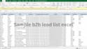 do targeted b2b lead generation and linkedin research