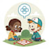 create character logo and friendship portrait