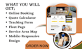 build moving website logistics medical courier website towing freight website