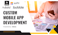 develop adalo bubble io saas mvp airtable softr glide website mobile web app