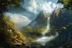 digitally paint fantasy landscape