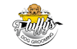 create unique cute dog pet grooming logo