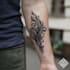 custom an abstract black tattoo design