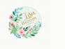 make a custom floral logo design with hand drawn elements