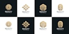 create a stylish and elegant feminine flower logo