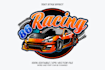 design a modern car racing logo