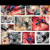 draw action page superhero comic page comic book comic art as a comic artist