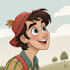 portrait into a disney style cartoon