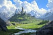 design fantasy background and landscape