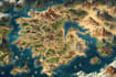 create an amazing fantasy map illustration
