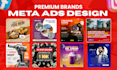 design canva template and meta ads creative
