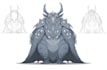 create unique creature monster design and character design