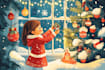 design  themed illustration christmas theme