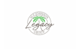 professional beach logo design for surf, resort, or tropical