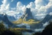 do fantasy landscape illustrations