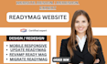 readymag website design with custom readymag features full readymag build
