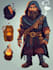 do game character art, 2d game character art