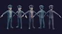 do 3d ps1 ps2 n64 retro low poly stylized 3d character models game asset