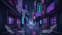 make you ai pixelated background