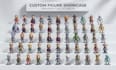 do 3d bobblehead 3d bjd character toy model action figure miniature 3d printing