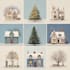 draw holiday christmas design