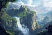 fantasy landscape art concept lost