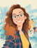 make a disney children cartoon illustration