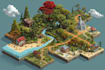create isometric vector illustrations, infographics and maps