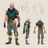 character concept art and character design