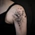 custom an abstract black tattoo design