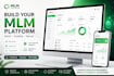 develop a complete MLM website with member dashboard and admin panel