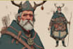 create a fantasy character concept art