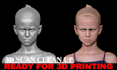 3d scan cleanup fix mesh edit stl file 3d head face 3mf for 3d print