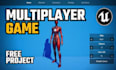 create unreal engine multiplayer game, online gameplay, ue5 replication