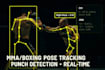 develop MMA,boxing ai pose tracking punch detection system in opencv yolo python