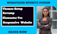 figma to wordpress, PSD to wordpress, xd to wordpress website designs elementor