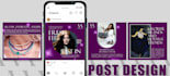 create modern and engaging social media post design