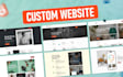 develop a custom, blazing fast, and professional static website with react