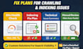 fix crawling and indexing issues with a site health check and SEO report