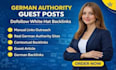 write high quality german seo texts and website content