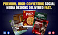 design 30 attractive posts for instagram and facebook