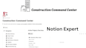 build custom notion template, dashboard, pages and notion consultation