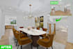 add the furniture for your empty room with virtual staging