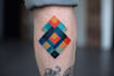 make a geometric tattoo design