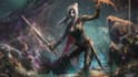 create a dnd character art fantasy scifi illustration