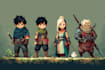 do a custom pixel art portrait from your photo