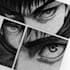 draw custom dark berserk style art in high quality