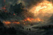 digitally paint fantasy landscape
